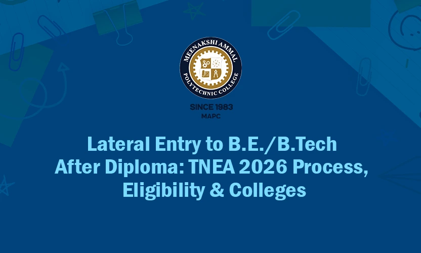 Lateral Entry to B.E./B.Tech After Diploma